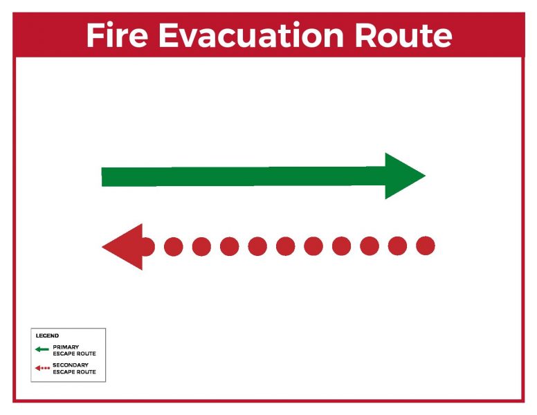Download Fire Evacuation Route - 01