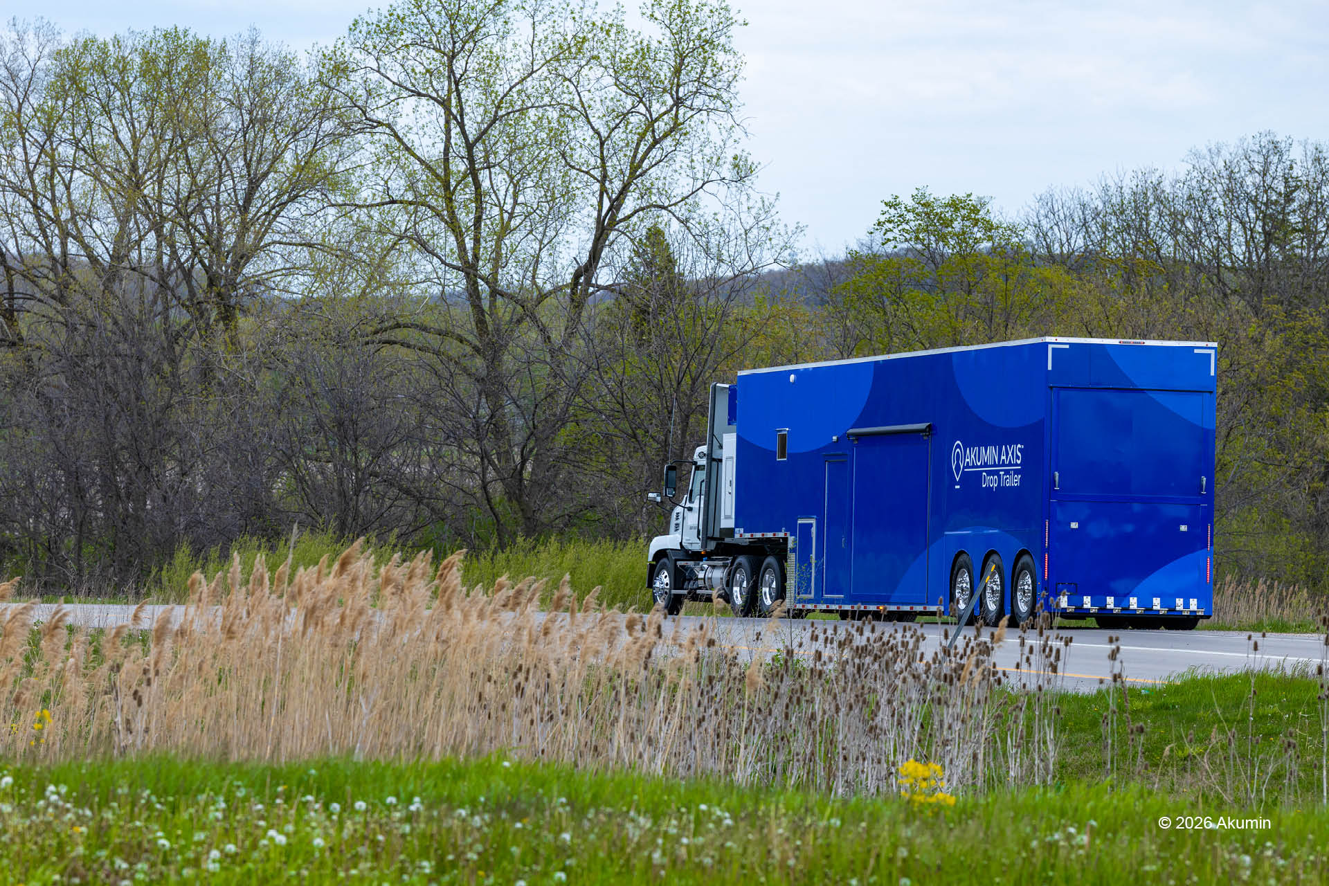 Akumin AXIS Drop-Trailer mobile imaging unit