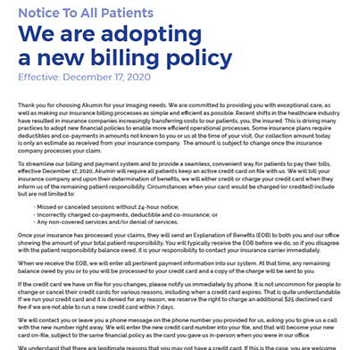 Download New Billing Policy - Back Panel